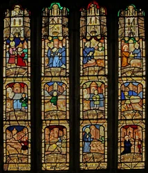 Fenster Nr. 5 zeigt St. Neot Fenster