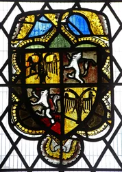 Fenster n7, Königliche Wappen