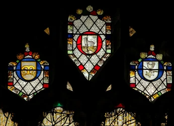 Fenster s5, Wappen darstellend