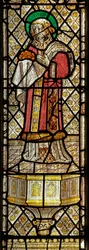 Fenster s6, den Heiligen Stephanus darstellend