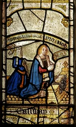 Fenster s6, Stifter darstellend - Calloway