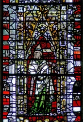 Fenster w3, Maleachi darstellend
