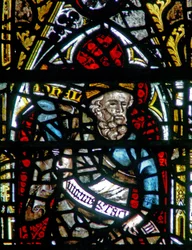 Fenster w3, Prophet Joel darstellend