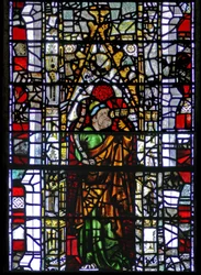 Fenster w3, Prophet Sacharja darstellend