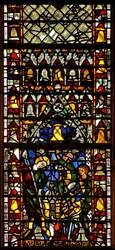 Fenster w41, Darstellung der Glockenherstellung