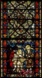Fenster w58, Darstellung der Höllenfahrt Christi