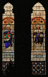 Fenster w75 mit Abraham und König Salomo