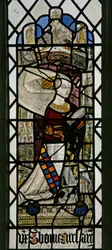 Fenster w7, Darstellung eines Stifters - Dorothy Clopton
