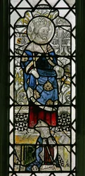 Fenster w8, Darstellung des Heiligen Edmund