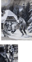 Verwundete Männer
