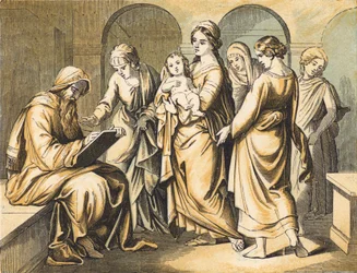 Zacharias benennt Johannes den Täufer