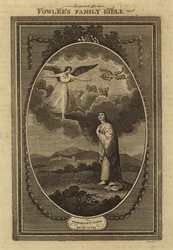 Sacharjas Vision, Sacharja, Kapitel 1, Vers 18 (Gravur)