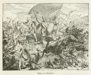Ziska in der Schlacht