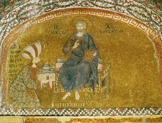 Christus auf dem Thron