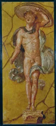 Blumenträger, Pompeji, Italien