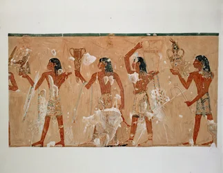 Vier kretische Tributträger