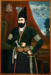 Porträt von Muhammad Shah Qajar, König von Persien