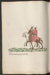 Der Serail der Sultanin, schwarze Eunuchen zu Pferd