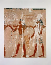 Zwei kretische Tributträger