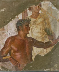 Siegreicher Athlet, Pompeji, Italien (Fresko)