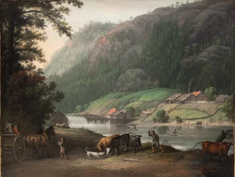 Tistedalen bei Frederikshald in Norwegen