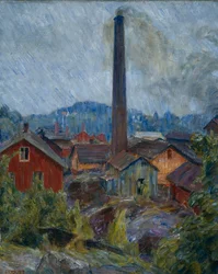 Fabrikgebäude in Lysaker