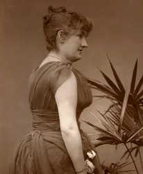 Miss Edith Woodworth, britische Schauspielerin, 1888