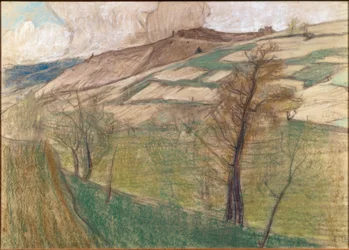 Landschaft in der Umgebung von Savièse