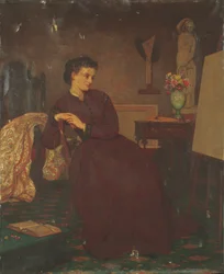 Eine Künstlerin, 1869