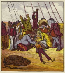 Billee fiel an Bord der Mary Jane in Ohnmacht