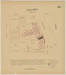 Girard Ave, Germantown Rd, 3rd St und Canal Street, Hexamer General Surveys, 1867