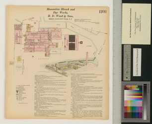 Manantico Bleach and Dye Works, Hexamer General Surveys, Band 12, Platte 1101