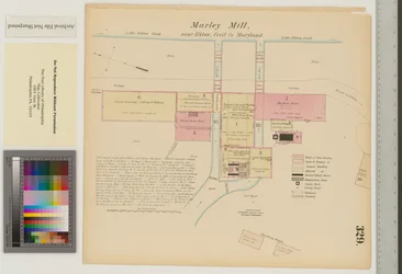 Marley Mill, Little Elkton Creek, Maryland, Hexamer General Surveys, 1867