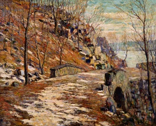 Straße hinunter zu den Palisaden