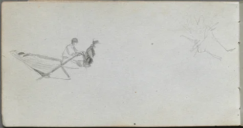 Skizzenbuch, Seite 04: Figuren in einem Boot