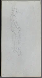 Skizzenbuch, Seite 11: Figur im Profil
