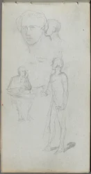 Skizzenbuch, Seite 12: Mehrere Figuren