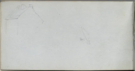 Skizzenbuch, Seite 54: Architekturstudie