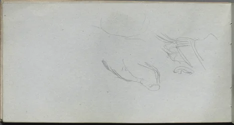 Skizzenbuch, Seite 72: Figurenstudie