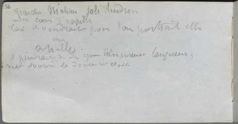 Skizzenbuch, Seite 95: Notizen