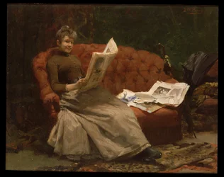 Lesende Dame
