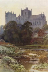 Ripon Münster vom Fluss