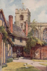 Die Grammar School und Guild Chapel, Stratford-on-Avon