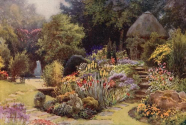 Der japanische Garten, Rufford Abbey