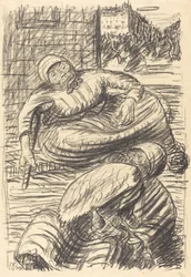 Straße in Warschau, veröffentlicht 1915