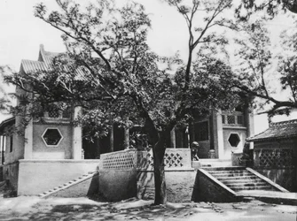 Meng cheng, Huang Ti miao, Shansi, Kaiser Huang Ti Gedenkhalle