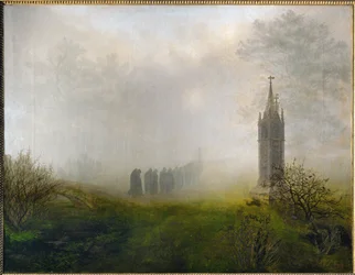 Prozession im Nebel
