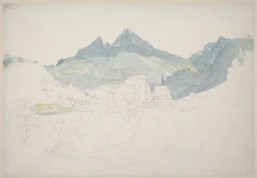 Berchtesgaden mit dem Watzmann in der Ferne