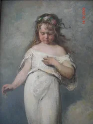 Elisabeth (1871-1879), zweitälteste Tochter des Künstlers