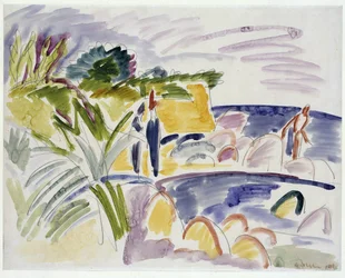 Strand auf Fehmarn, 1913